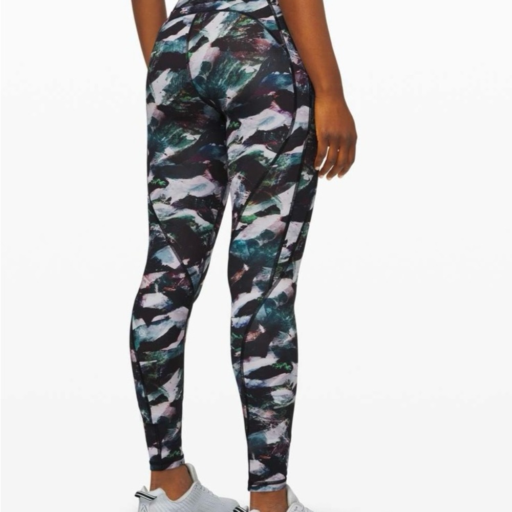 Lululemon Time To Sweat Tight 28"- 
Glacier Camo Starlight Multi